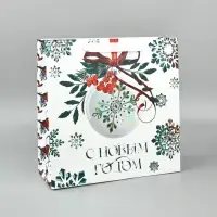 Пакеты подарочные новогодние &laquo;Новогодняя пора&raquo;, набор 4 шт.