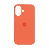 Чехол iPh 16 Silicon Case 100% ORG Tangerine (MagSafe + анимация NFC) c LOGO