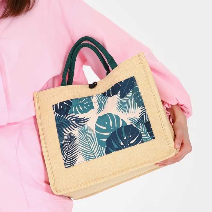 Сумка женская пляжная «Тропики», 35х30х14 см Сумка женская пляжная «Тропики», 35х30х14 см
