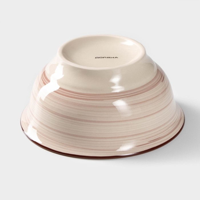 Миска керамическая «Искушение», d=13 см, цвет розовый