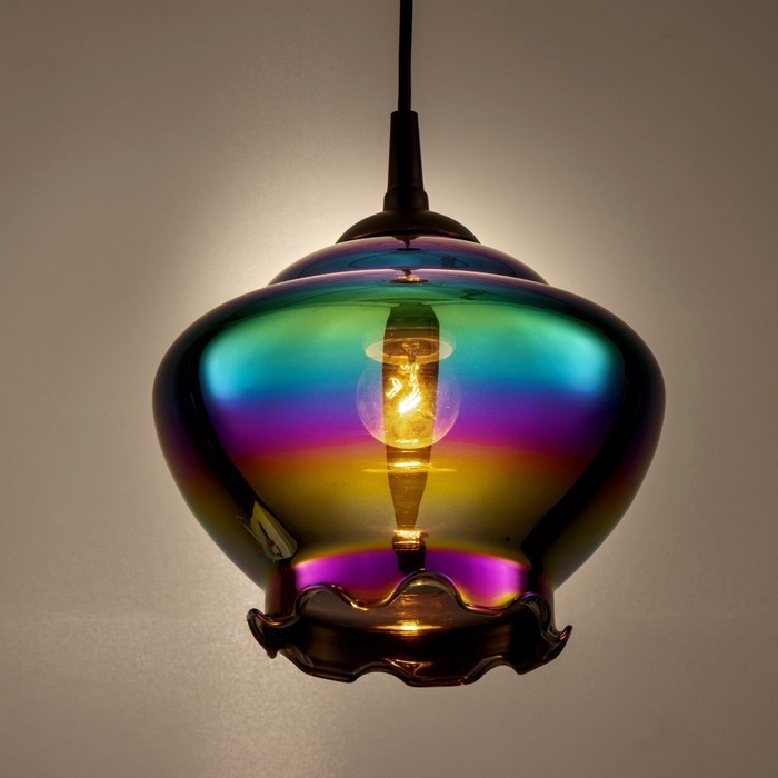 Светильник BayerLux Злата 1хЕ27 радуга 22х22х18см Светильник BayerLux Злата 1хЕ27 радуга 22х22х18см