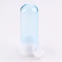 Поилка для птиц, 100 мл, 4.3&times;9.5 см, синяя, белая