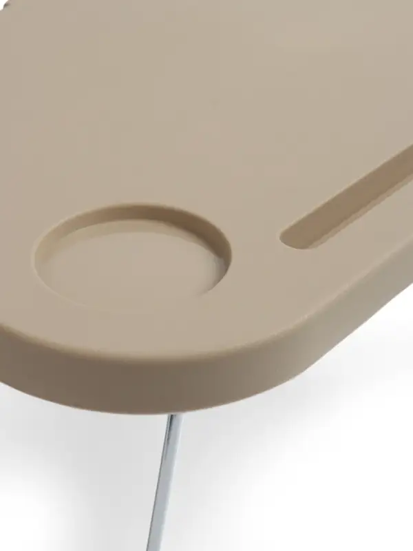 Корзина - столик maclay 2 в 1, складная, 47&times;28.5&times;23.5 см, бежевая