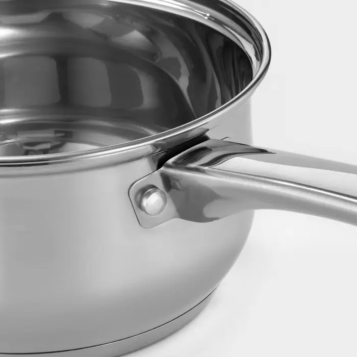 Ковш Катунь &laquo;Гретта&raquo;, 1.8 л, d=16 см, капсульное дно, индукция, нержавеющая сталь