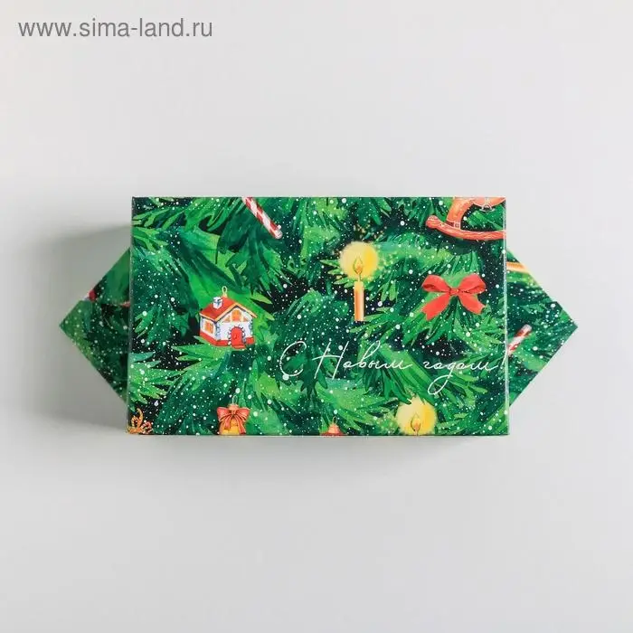 Сборная коробка‒конфета &laquo;Сказки в Новом году&raquo;, 9,3 &times; 14,6 &times; 5,3 см