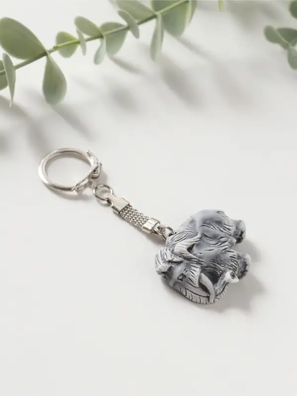 Брелок "Мамонт" (вид сбоку, 3,5см