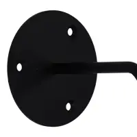 Кронштейн для кашпо настенный/потолочный металл, черный