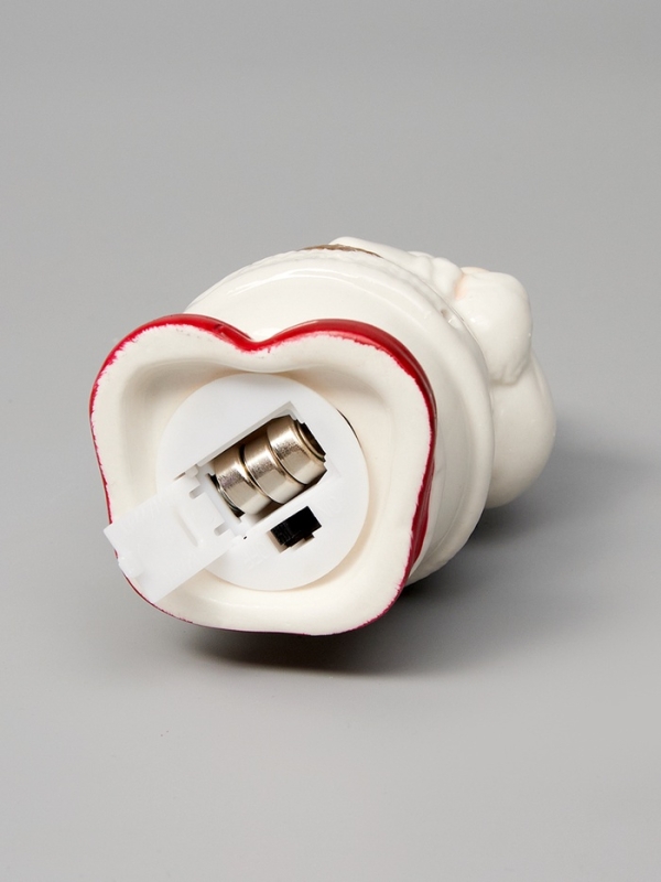 Светодиодная фигура  Светодиодная фигура "Дед мороз в свитере" 13.8х6х7, 1 LED, LR44x3(в компл.), Т/БЕЛЫЙ