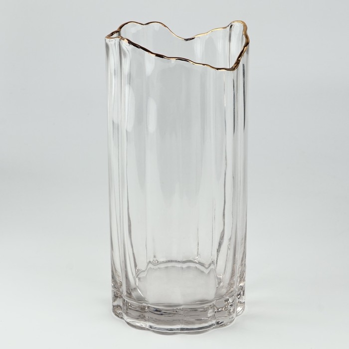 Ваза для цветов «Калипсо» из прозрачного стекла 25×10×10 см Ваза для цветов «Калипсо» из прозрачного стекла 25×10×10 см