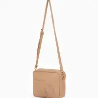 Сумка женская кросс-боди TEXTURA на молнии, 22&times;8&times;17 см, с принтом, бежевая