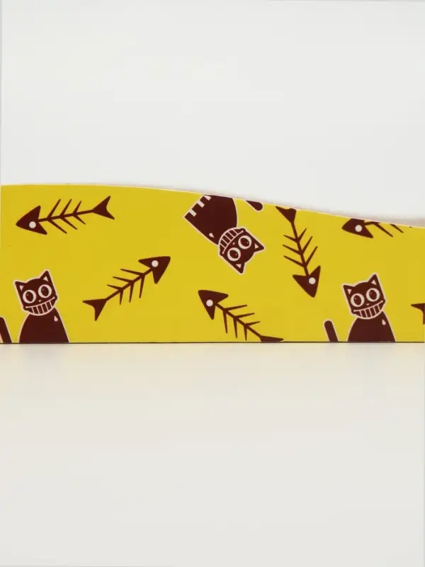 Когтеточка-лежанка &laquo;Пижон. Волна&raquo;, 42.5&times;20&times;3.5 см, с кошачьей мятой, гофрокартон