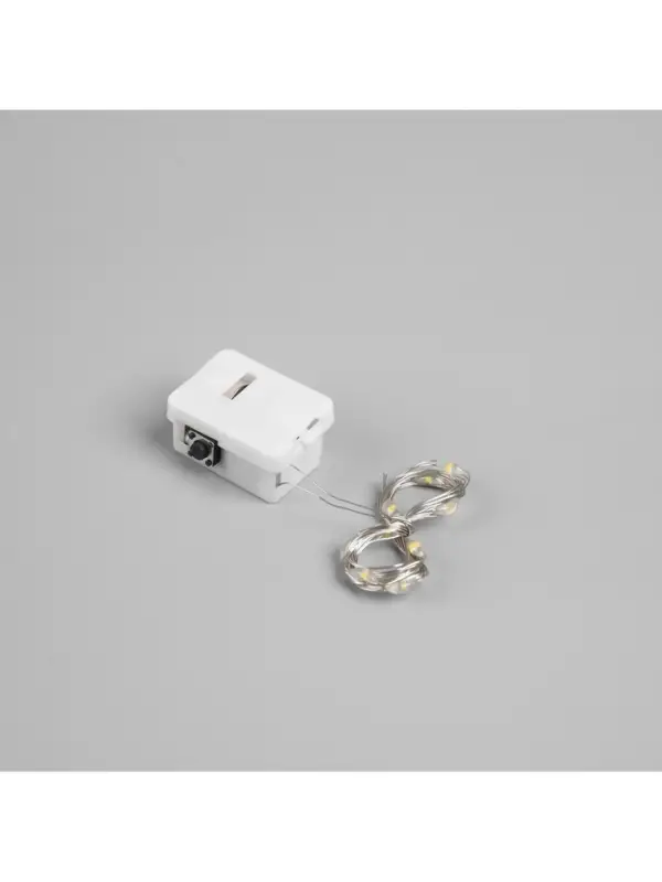 Светодиодная фигура из мишуры &laquo;Олень золотистый&raquo; 34&times;16 см, 20 LED, батарейки AG10&times;3 (в комплекте), свечение тёплое белое