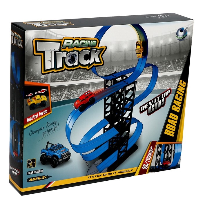 Автотрек «Гоночный трек», магнитная трасса, 3 уровня Автотрек «Гоночный трек», магнитная трасса, 3 уровня