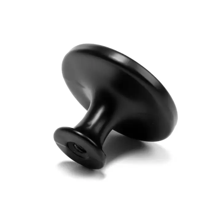 Ручка-кнопка ТУНДРА РК122BL (FE112BL), черная