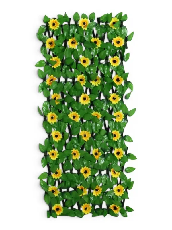 Ограждение декоративное &laquo;Подсолнухи&raquo;, 200&times;75 см, Greengo