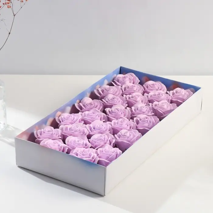 Мыльные лепестки Мыльные лепестки "Бутон королевской розы. Сиреневый" 7х7х6 см