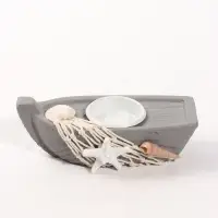 Подсвечник на 1 свечу &laquo;Лодочка&raquo;, металл, 13.5&times;6&times;5.3 см, d=3.8 см