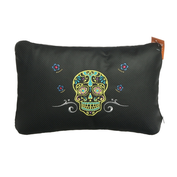 Подушка автомобильная МАТЕХ ЧЕРЕПА LINE, 45 х 28 х 12 см, желтый Подушка автомобильная МАТЕХ ЧЕРЕПА LINE, 45 х 28 х 12 см, желтый