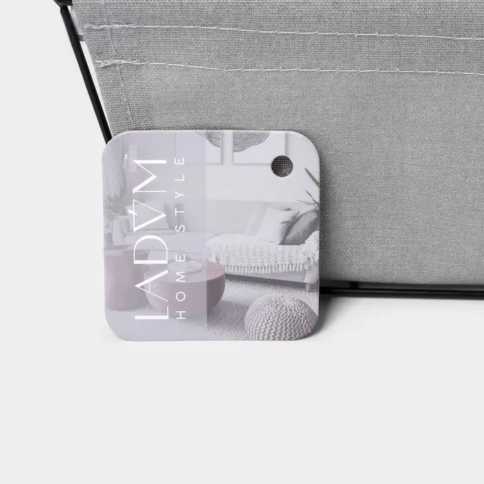 Корзина для хранения LaDom, 25×15×12 см, серая Корзина для хранения LaDom, 25×15×12 см, серая