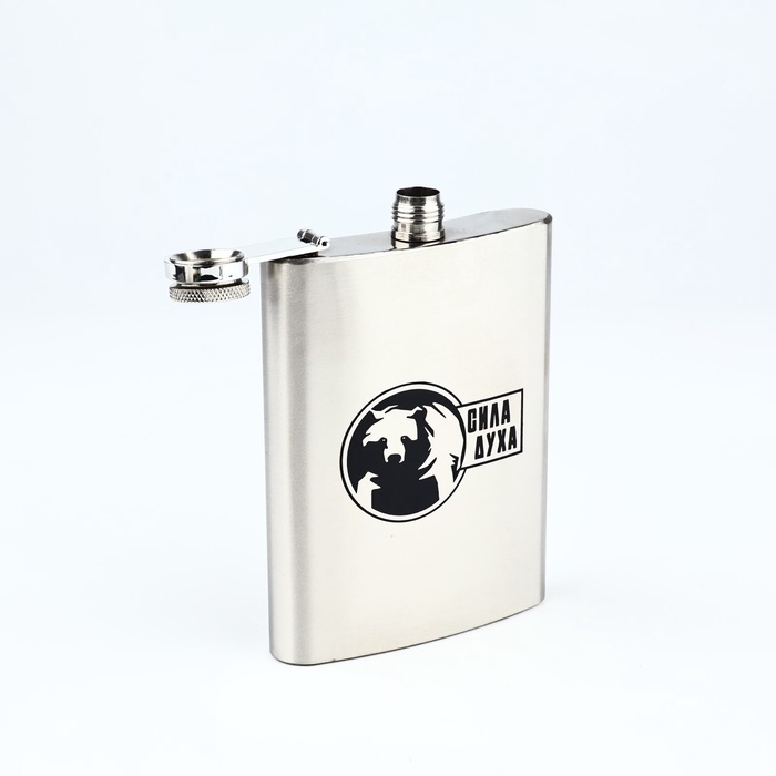 Подарочный набор MODE FORREST «Медведь»: фляжка 240 мл, стопки 30 мл х 2 шт, воронка