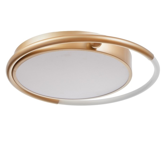 Люстра с ПДУ 2219/1 LED 110Вт диммер золото 48х48х7 см BayerLux