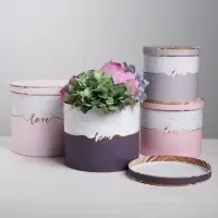 Набор коробок 4 в 1, упаковка подарочная, &laquo;Мрамор&raquo;, 14&times;14&times;13 - 20&times;20&times;17.5 см