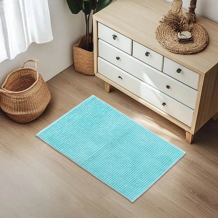 Коврик для дома Доляна &laquo;Букли&raquo;, 50&times;80 см, голубой