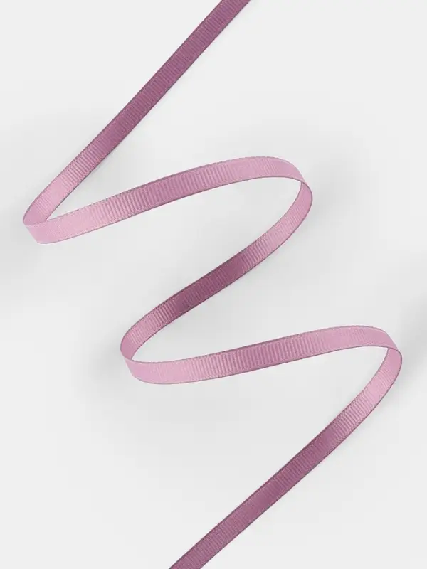 Лента репсовая, 6 мм, 23±1 м, сливовая №0126