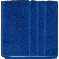 Полотенце махровое Luscan/бордюр 500г/м2, 50х90, синий, 2 шт/уп