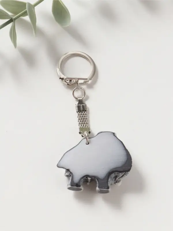 Брелок "Мамонт" (вид сбоку, 3,5см