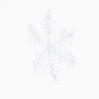 Ёлочные игрушки набор 3 шт. &laquo;Зимнее волшебство. Снежинка - пушинка&raquo;, d=14 см, белый