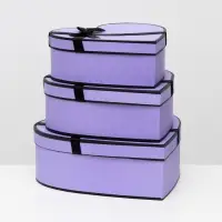 Набор подарочных коробок сердце 3 в 1, 33&times;32&times;11.5 - 26&times;25&times;9.5 см