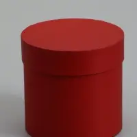 Набор шляпных коробок  4 в 1 "Вишневый", 18 &times; 18 ‒14 &times; 14 см