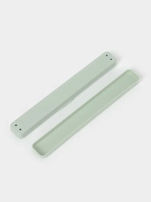 Дорожный набор, 3 предмета, мыльница, стакан, футляр для зубной щётки, МИКС