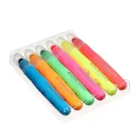 Гелевые мелки 6 цветов ErichKrause Jolly Friends Neon