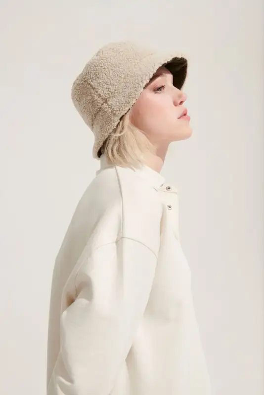 Панама Bucket двусторонняя, темно-серая с бежевым, размер S/M