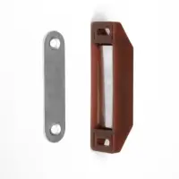 Магнит мебельный M002BR, 60×13, средний, коричневый