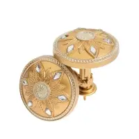 Держатель для штор CAPPIO KS032, d=98 мм, цвет золото с серебром, 2 шт.