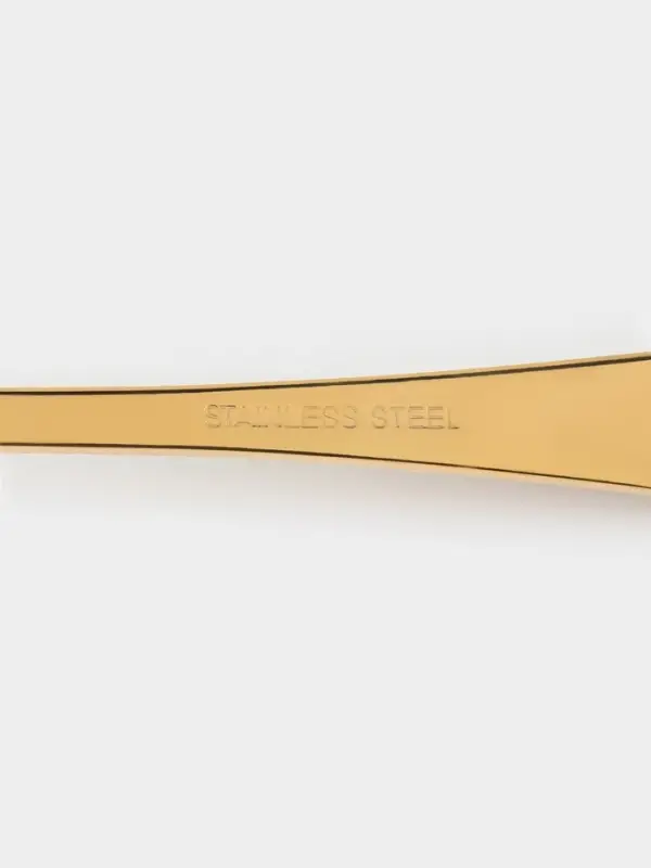 Набор столовых ложек Доляна &laquo;Эмили&raquo;, длина 20.5 см, 6 шт., нержавеющая сталь, золотистый