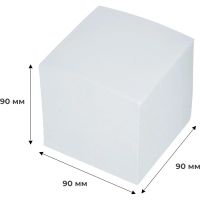 Блок для записей ATTACHE запасной 9х9х9 белый блок 80г
