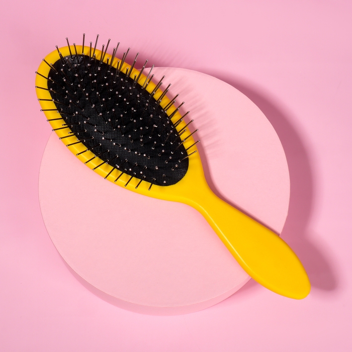 Расчёска массажная, 7 × 22 см, цвет МИКС