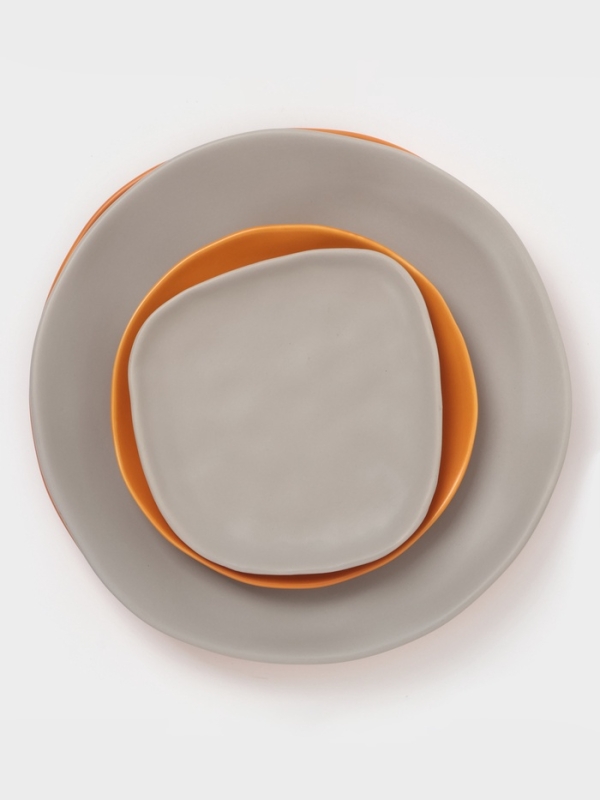 Блюдо для подачи Magistro "Potter" 15см 17х16,3х2  цвет светло-серый