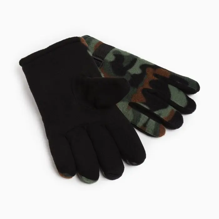 Перчатки мужские двухслойные MINAKU цв. хаки, р-р 26 см