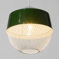 Светильник потолочный BayerLux Lea, 1&times;40 Вт, Е27, зеленое яблоко, 26&times;26&times;32 см