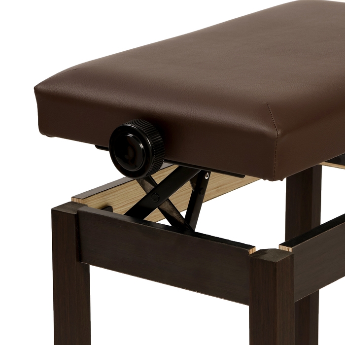 Банкетка для пианино Music Life сиденье 55х34, высота 48-58 см, коричневая, нагрузка 100кг Банкетка для пианино Music Life сиденье 55х34, высота 48-58 см, коричневая, нагрузка 100кг