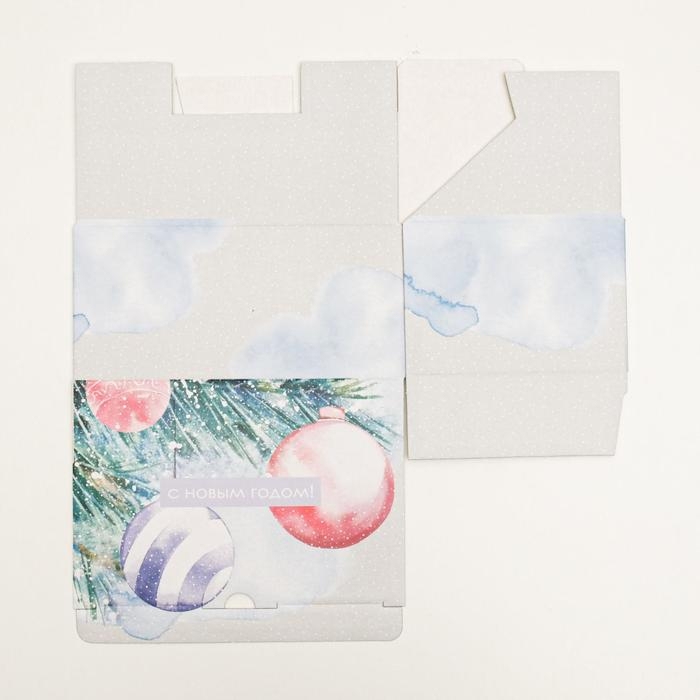 Коробка подарочная новогодняя складная «Уютного Нового года», 22 х 15 х 10 см, Новый год Коробка подарочная новогодняя складная «Уютного Нового года», 22 х 15 х 10 см, Новый год