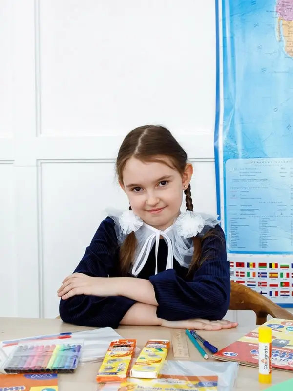 Набор первоклассника Calligrata &laquo;Космос&raquo;, 40 предметов, в папке, МИКС