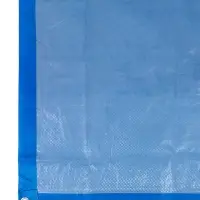 Тент защитный, 4&times;3 м, плотность 90 г/м&sup2;, УФ, люверсы шаг 1 м, МИКС