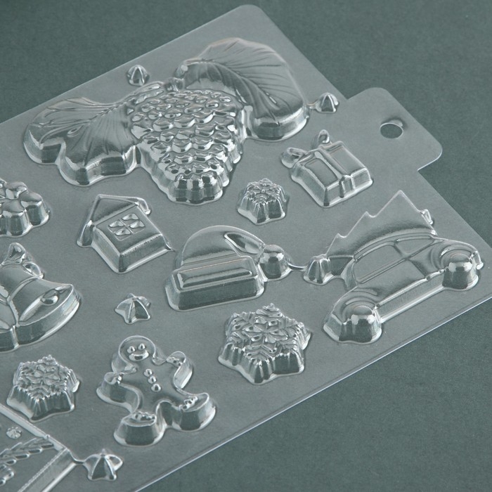 Новый год. Форма для шоколада «Новогодние традиции», 21 х 14 см Новый год. Форма для шоколада «Новогодние традиции», 21 х 14 см