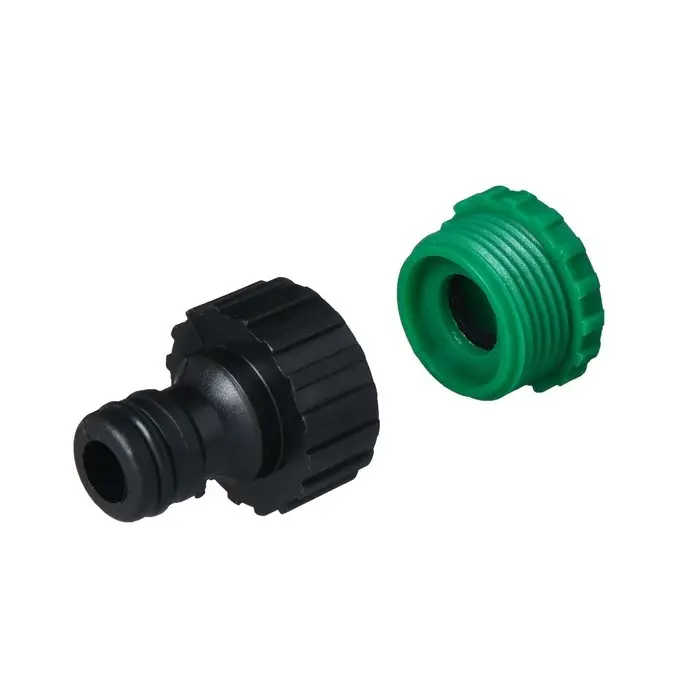 Штуцер, внутренняя резьба 1/2 Штуцер, внутренняя резьба 1/2"–3/4", быстросъёмное соединение, пластик, МИКС, Greengo